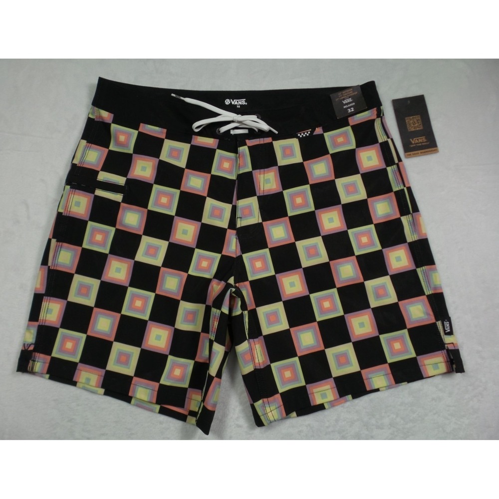 Vans Shorts Mens Size 32 Black Relaxed Fit The Daily Boardshorts Stretch NWT